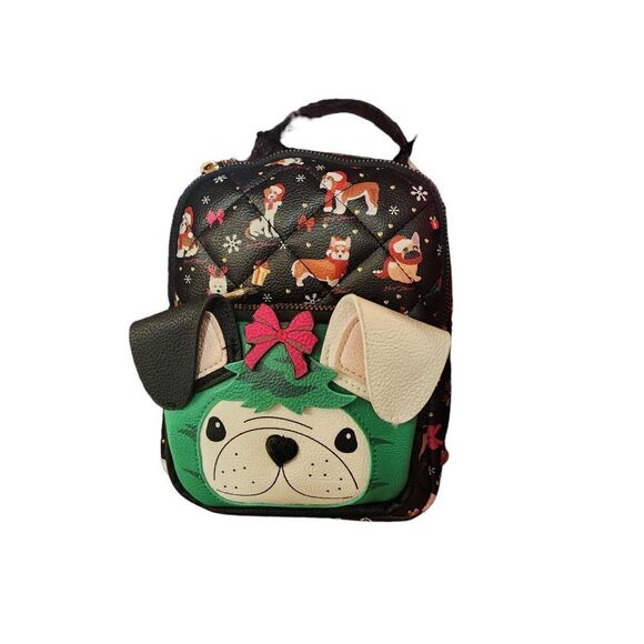 Betsey Johnson Christmas dog backpack and card case main image 6